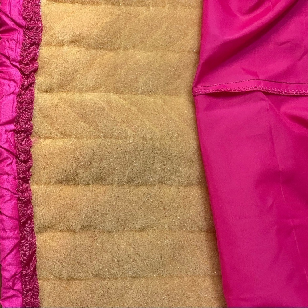 Vintage La Sport Dupont Zepel 70s All Weather Button Down Hot Pink Trench Coat‎ - Picture 8 of 16